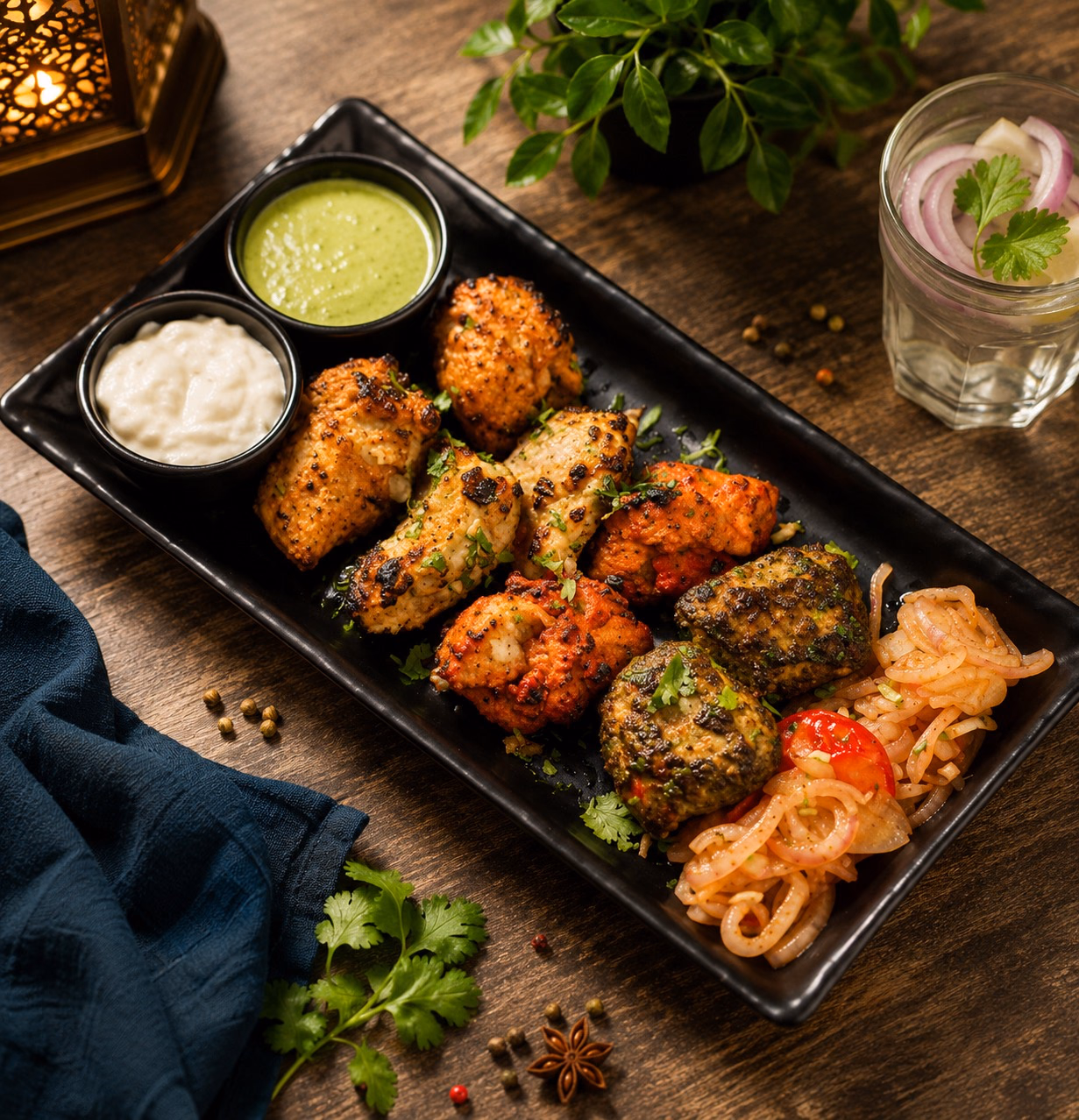 Mix Chicken Tikka Platter
